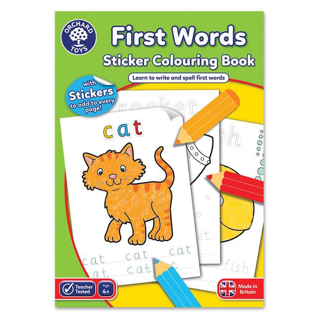 Orchard Toys - First Words Colouring Book