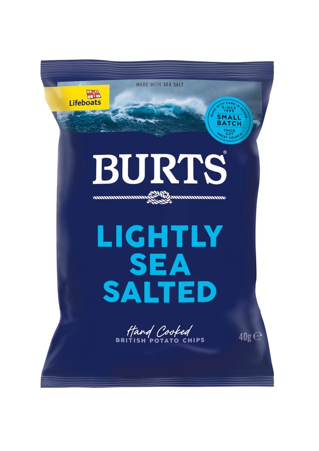 Burts Potato Chips Sea Salted 40gm