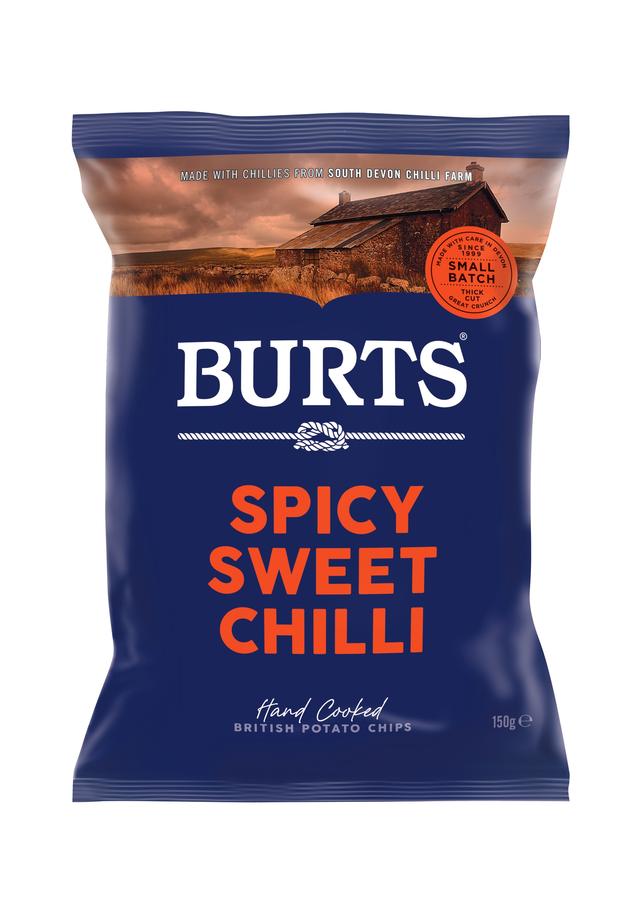 Burts Potato Chips Sweet Chilli 150gm