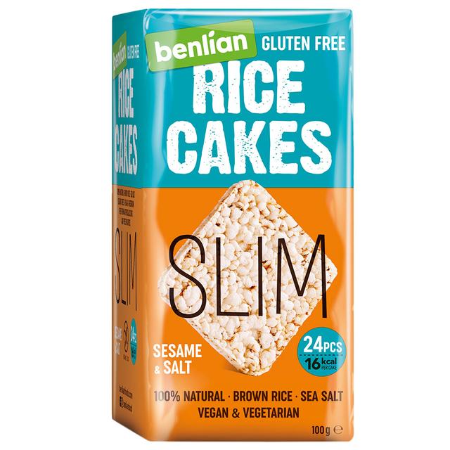 Benlian - Rice Cakes Slim Sesame & Salt - 100g