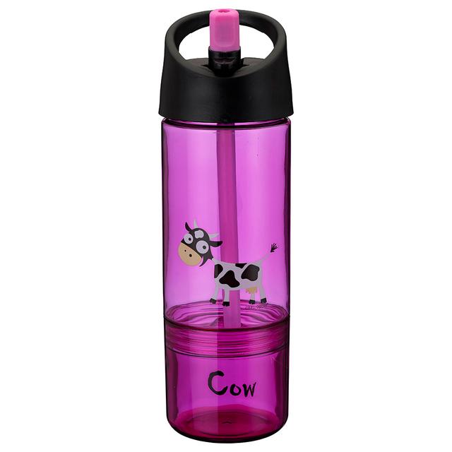 Carl Oscar - 2-In-1 Kids Water Bottle 180ml - Purple