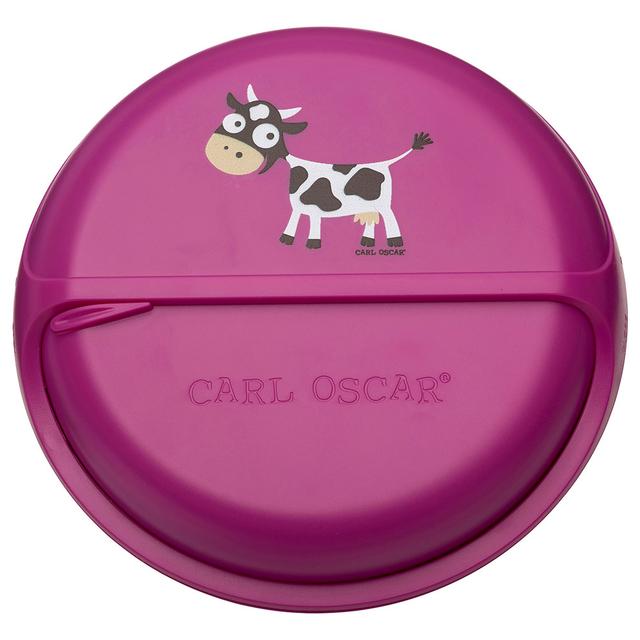 Carl Oscar - 5 Compartments Kids Snack Disc - Purple