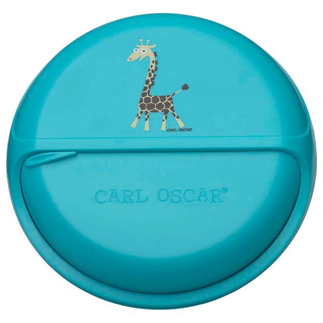 Carl Oscar - 5 Compartments Kids Snack Disc - Turquoise