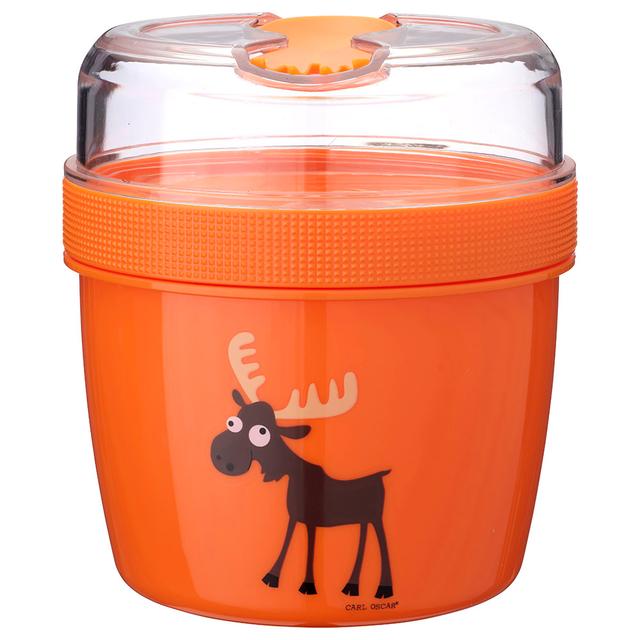 Carl Oscar - Kids Lunch Box With Cooling Disc - Orange 