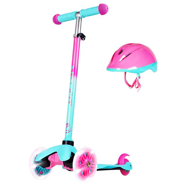 Madd Gear - Zycom Zipper Plus Scooter Luw W/Helmet - Pink/Teal