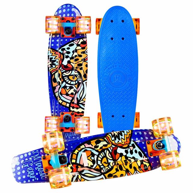 Madd Gear - Sahara Retro Skateboard 22-inch W/Led Wheels