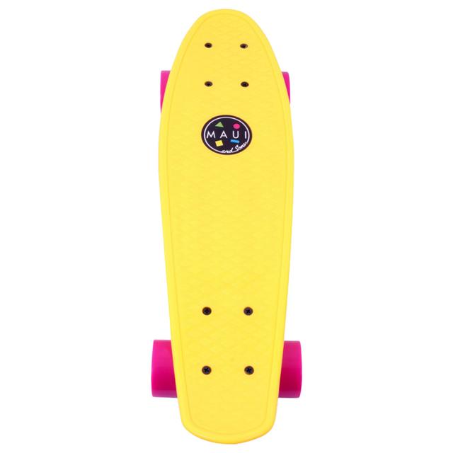 Maui and Sons - Maui Cookie Skateboard 22-inch - Yellow