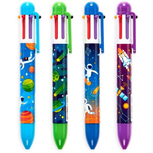 Ooly - 6 Click Pens - Astronaut - Assorted