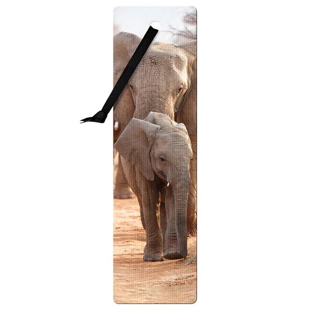 If - 3D Bookmark - African Elephant