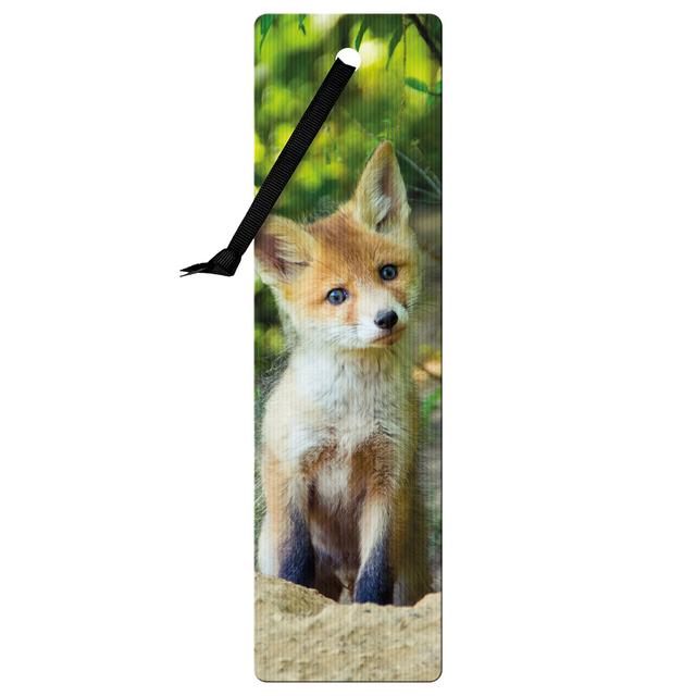 If - 3D Bookmark - Red Fox