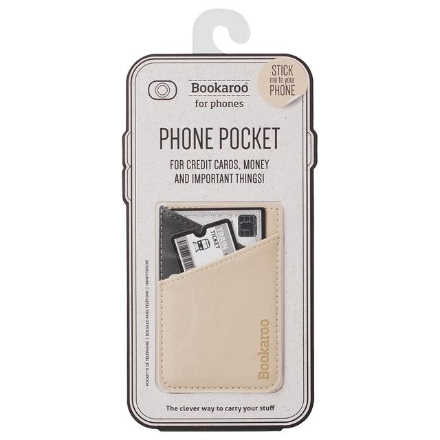 If - Bookaroo Phone Pocket - Cream