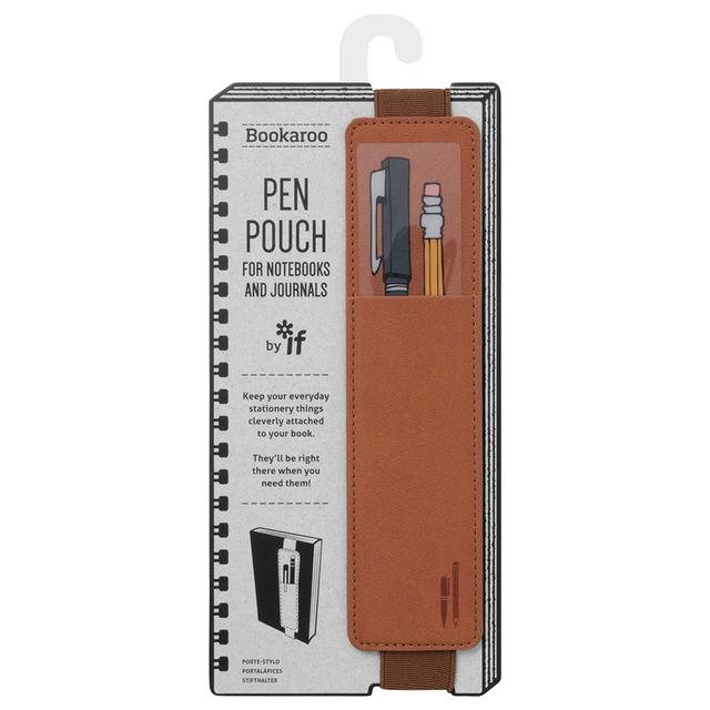 If - Bookaroo Pen Pouch - Brown