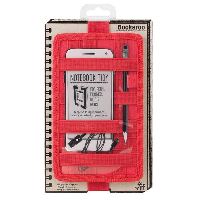 If - Bookaroo Note Book Tidy - Red