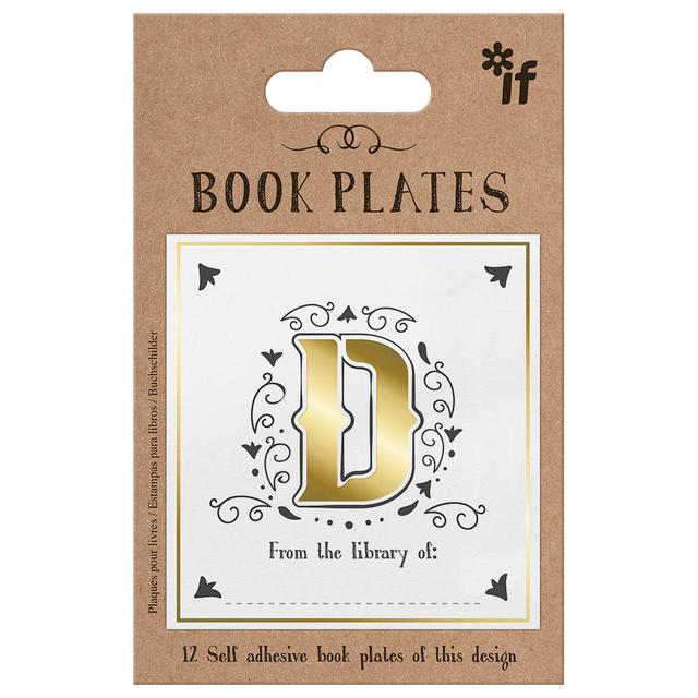 If - Letter Book Plates - Letter D