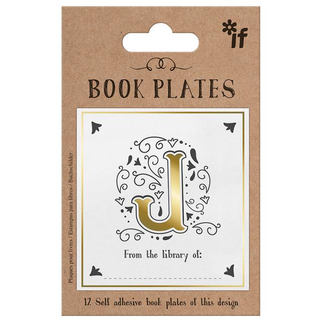 If - Letter Book Plates - Letter J