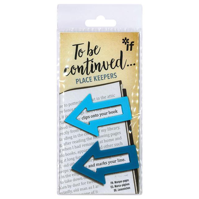 If - To Be Continued... Place Keepers - Pack of 2 - Blue