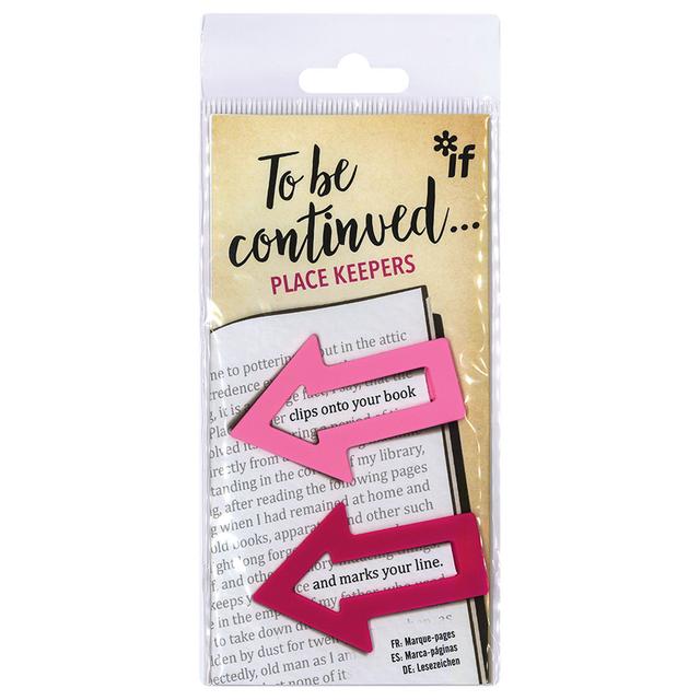 If - To Be Continued... Place Keepers - Pack of 2 - Pink