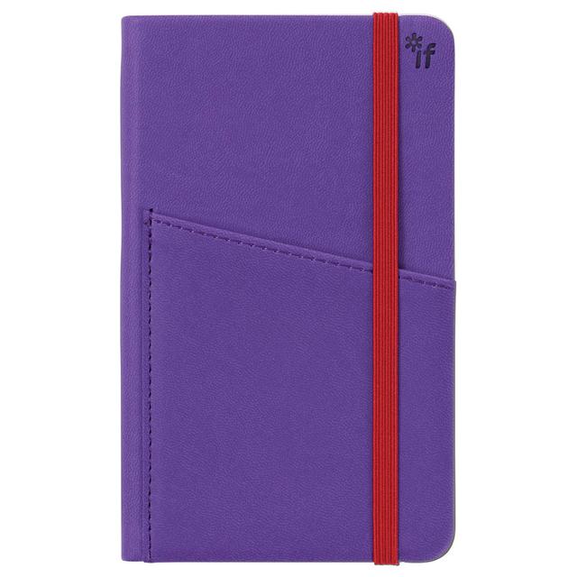 If - Bookaroo Pocket A6 Note Book - Purple