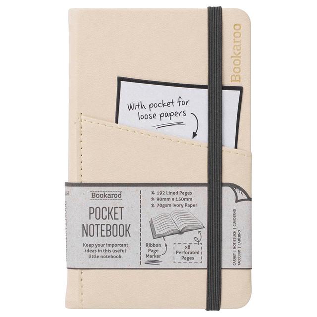 If - Bookaroo Pocket Notebook Journal - A6 - Cream