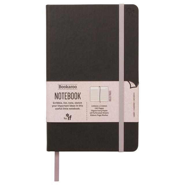 If - Bookaroo Notebook - A5 Journal - Black