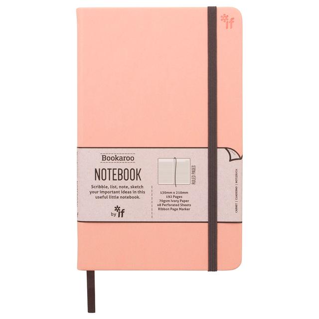 If - Bookaroo A5 Note Book - Blush