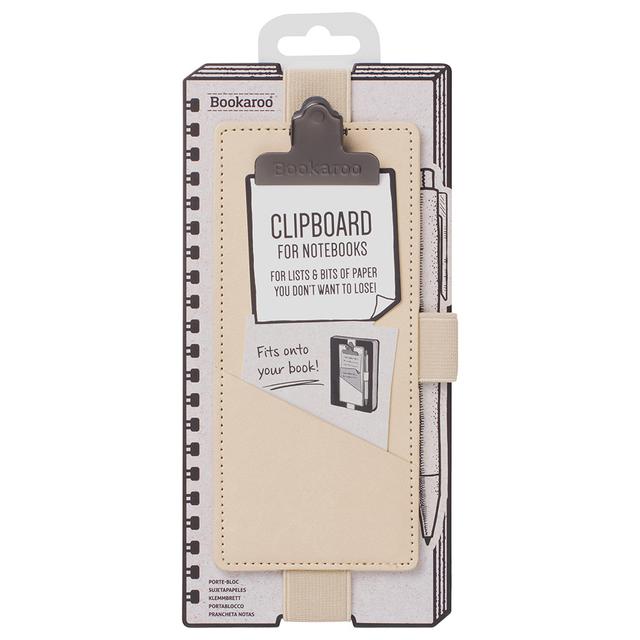 If - Bookaroo Notebook Clipboard - Cream