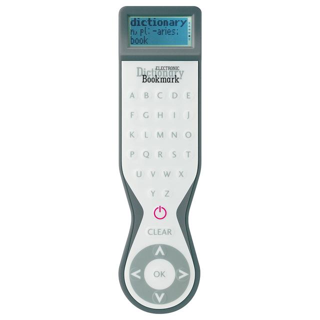 If - Carded Electronic Dictionary Bookmark - UK-English - Grey