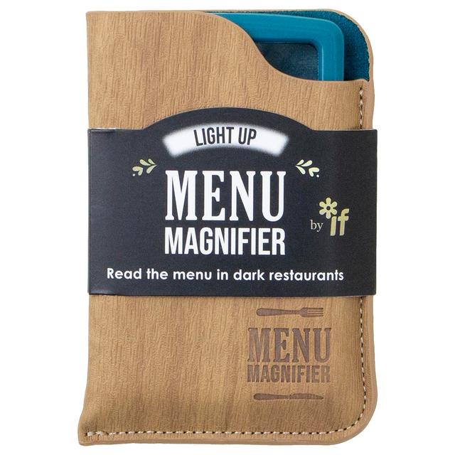 If - Light Up Menu Magnifier - Aqua