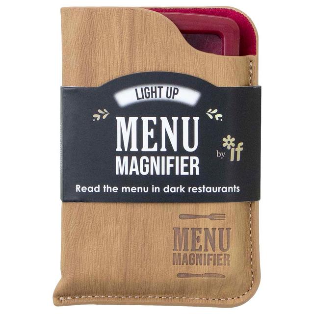 If - Light Up Menu Magnifier - Wine