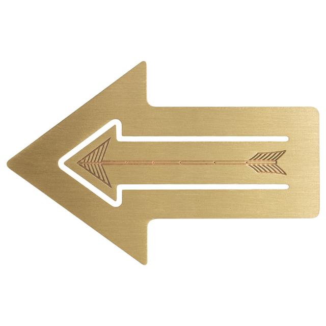 If - Know Your Place Page Marker - Brass