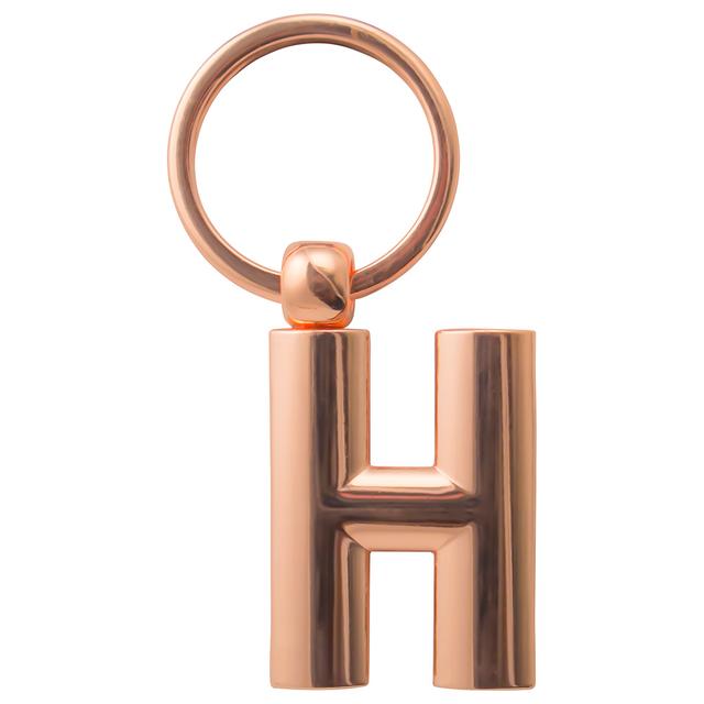 If - Copper Letter Keyring - H