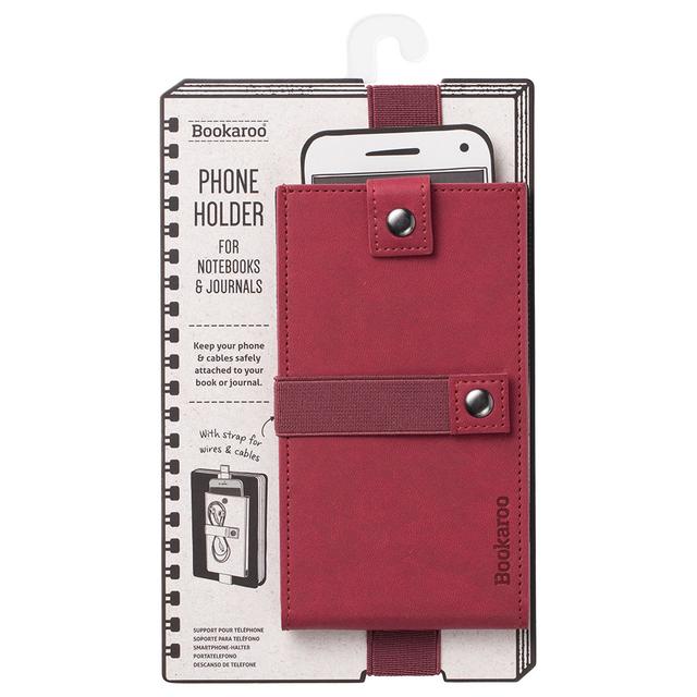 If - Bookaroo Phone Holder - Dark Red