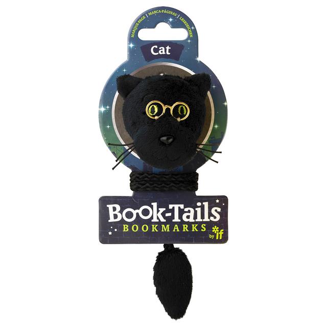 If - Book-Tails Bookmark - Black Cat