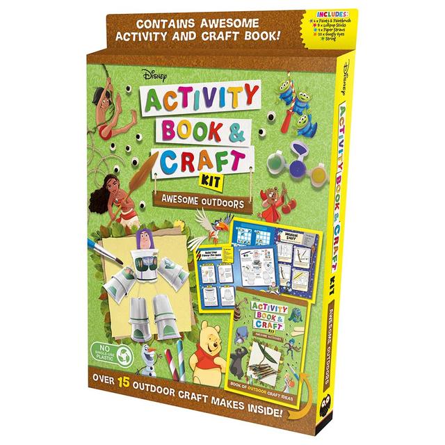 Disney: Awesome Outdoors Activity Book & Craft Kit