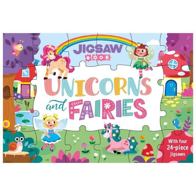 Jigsaw Book: Unicorns And Fairies