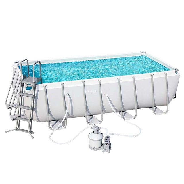 Bestway - Power Steel Rectangular Pool Set 488x244x122