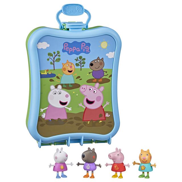 Peppa Pig - Peppa's Carry-Along Friends Case 4 Figures