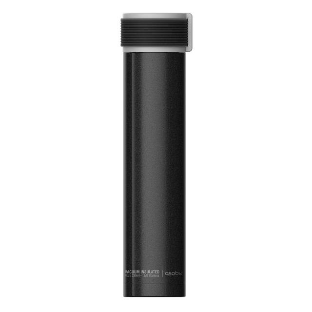 Asobu - The Skinny Mini Water Bottle 7.8oz - Black