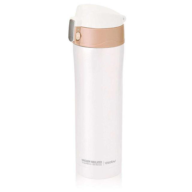 Asobu - Diva Cup Water Bottle - White/Brown