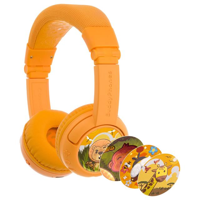 BuddyPhones - Play Plus Bluetooth Headphones - Sun Yellow