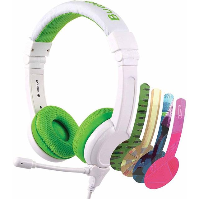 Buddyphones - School Plus Kids Headphones - Green Hearing Protection