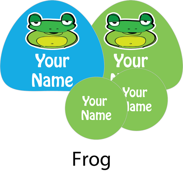 Ladybug - Shoe Labels Frog - Pack of 16