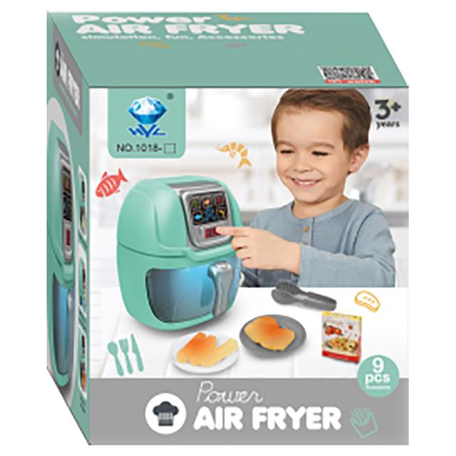 Little Learners - Air Fryer Toy w/ Color Changing Chips Chicken Nuggets - Green/Grey (Exclusive)