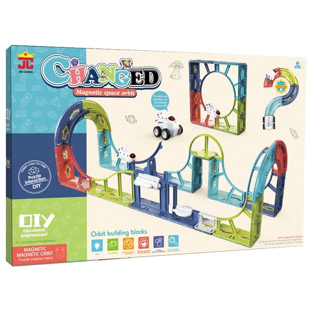 Little Learners - Magnetic Building Blocks Space Orbit Playset (Exclusive)