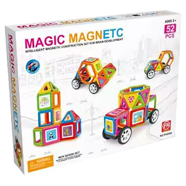 Little Learners - Magnetic Building Tiles - 52pcs (Exclusive)