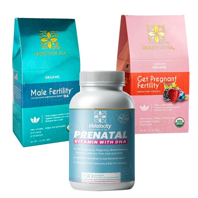 Secrets Of Tea - Conception Supplement w/ Prenatal Daily Vitamins