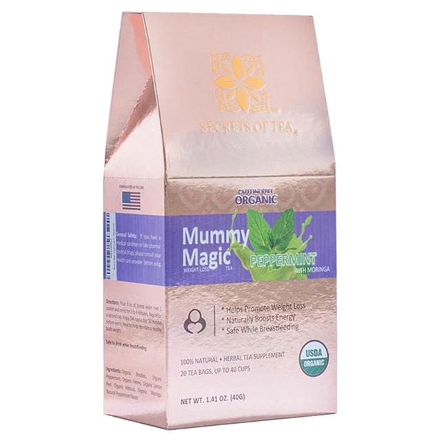 Secrets Of Tea - Mummy Magic Weight Loss Tea - Peppermint Flavour - 40G