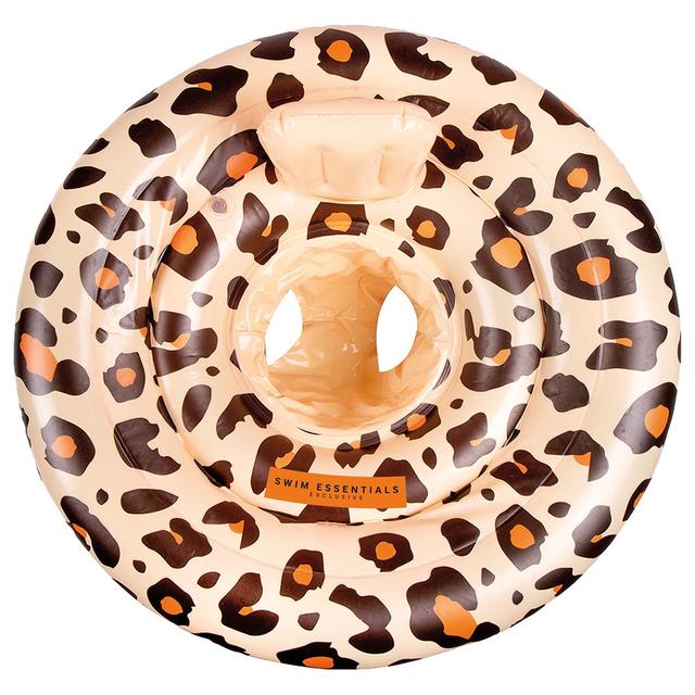 Swim Essentials - Leopard Printed Baby Swimseat 0-1Y - Beige