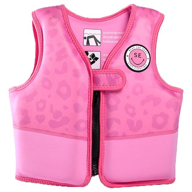 Swim Essentials - Leopard Swimming Vest - Pink