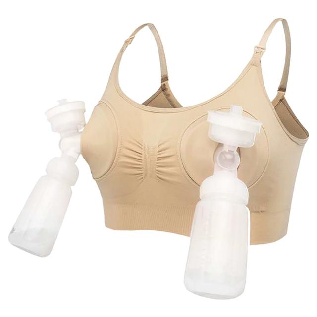 Blooming Blossom - Hands free Pumping & Nursing Bra - Nude